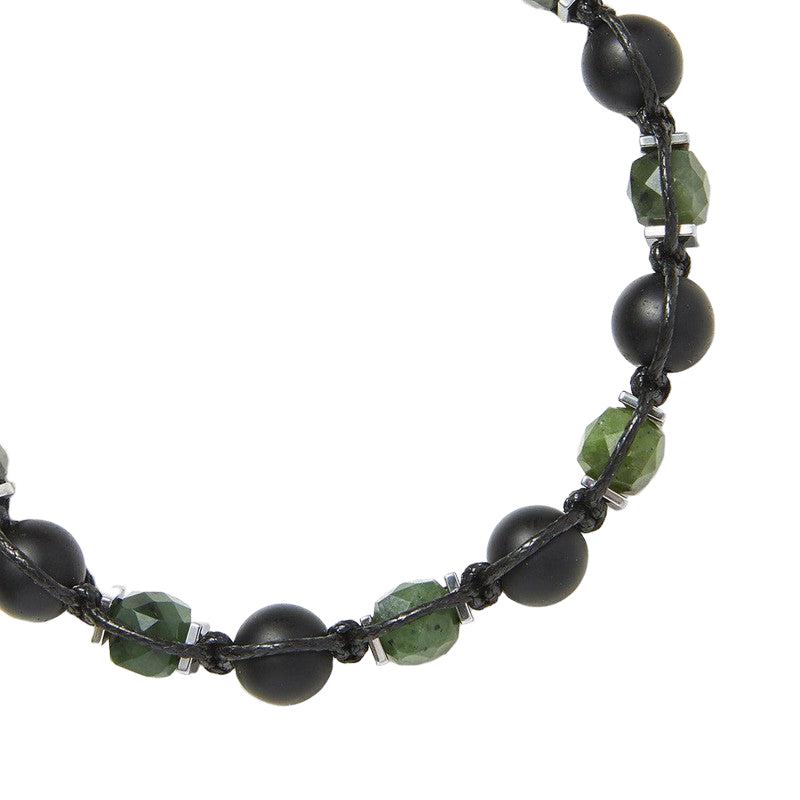 Chrysostomos Handmade Bracelet with Onyx & Agate