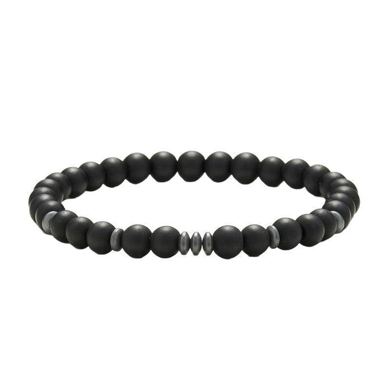 Chrysostomos Handmade Bracelet with Onyx