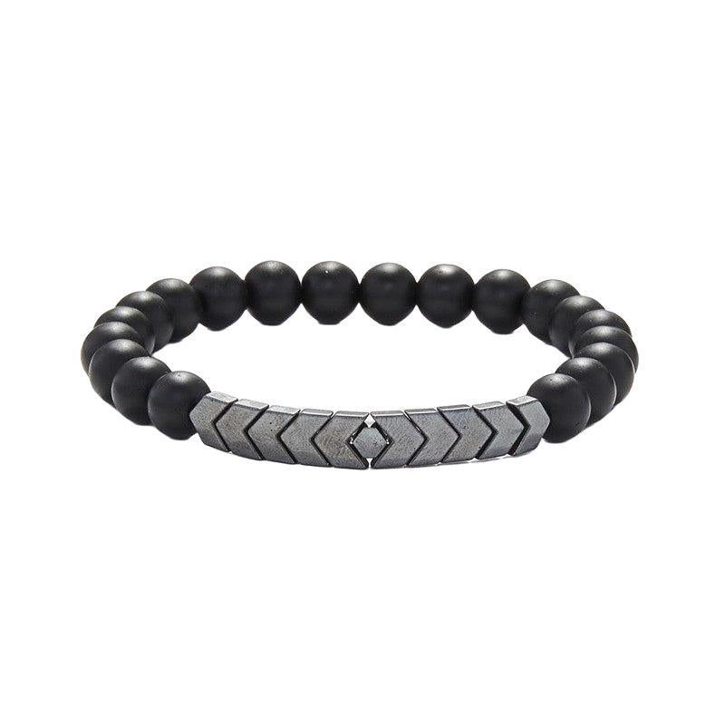 Chrysostomos Handmade Bracelet with Onyx