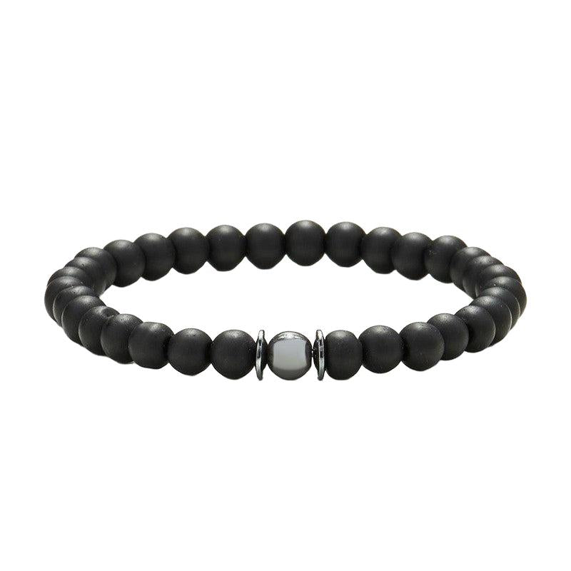 Chrysostomos Handmade Bracelet with Onyx