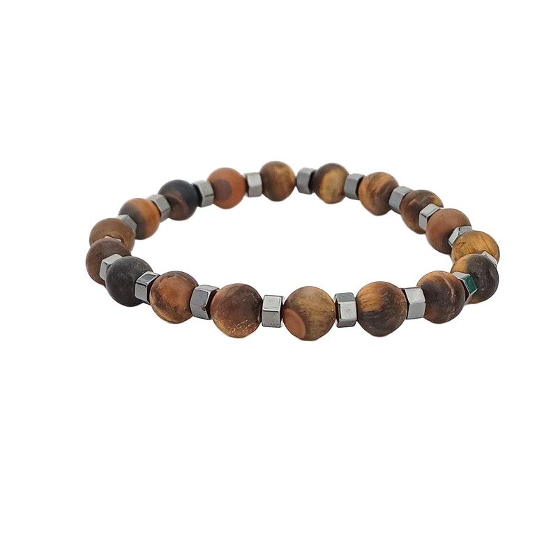Chrysostomos Handmade Bracelet with Tigers Eye