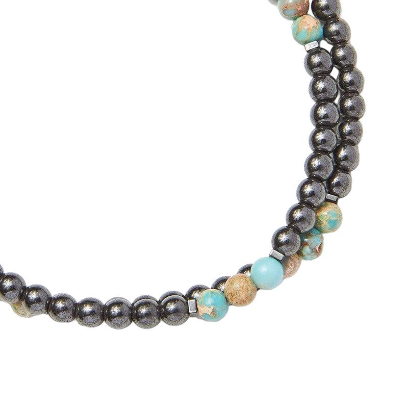 Chrysostomos Handmade Double Bracelet with Hemitate