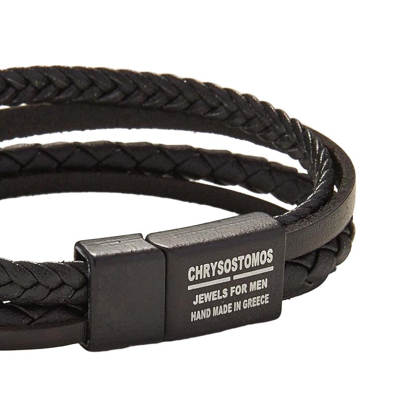Chrysostomos Handmade Leather Bracelet