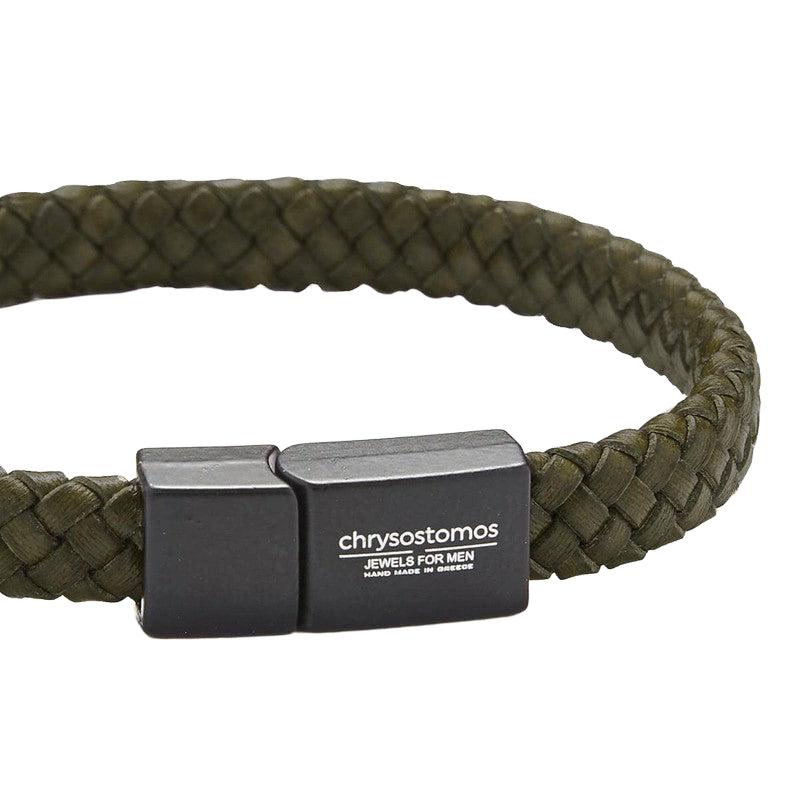 Chrysostomos Handmade Leather Bracelet
