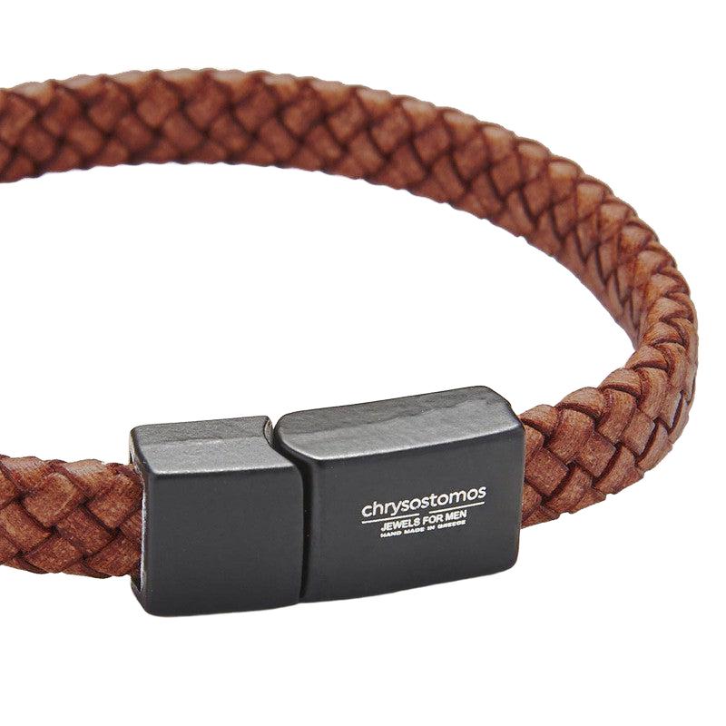 Chrysostomos Handmade Leather Bracelet