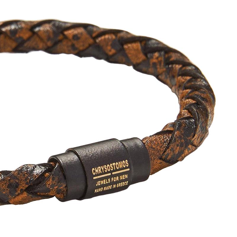 Chrysostomos Handmade Leather Bracelet
