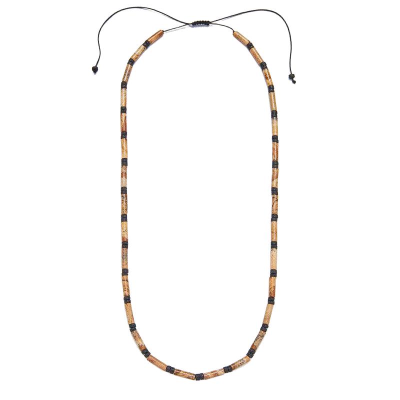 Chrysostomos Handmade Necklace with Jasper
