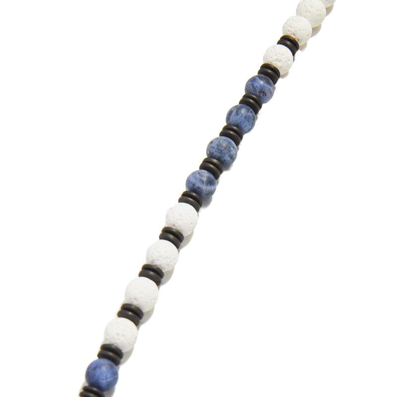 Chrysostomos Handmade Necklace with Sodalite & Onyx