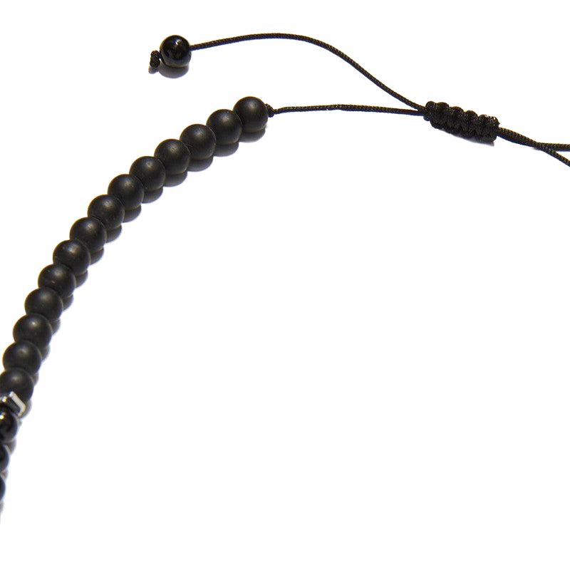 Chrysostomos Handmade Rosary Necklace with Onyx
