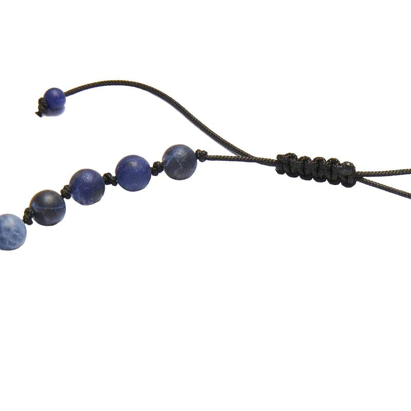 Chrysostomos Handmade Rosary Necklace with Sodalite