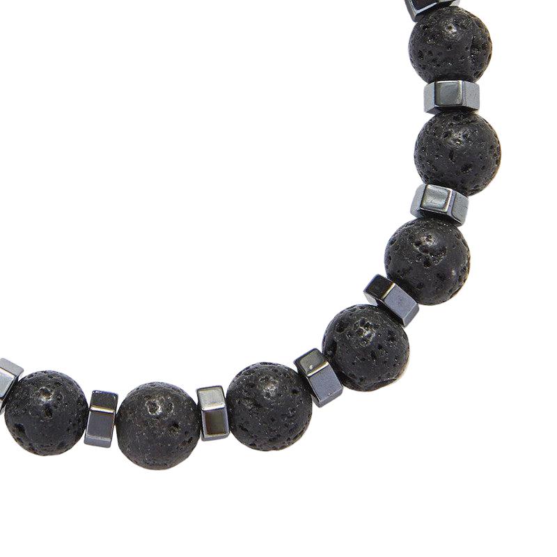 Chrysostomos Kids Bracelet Handmade Natural Mineral Lava Stones