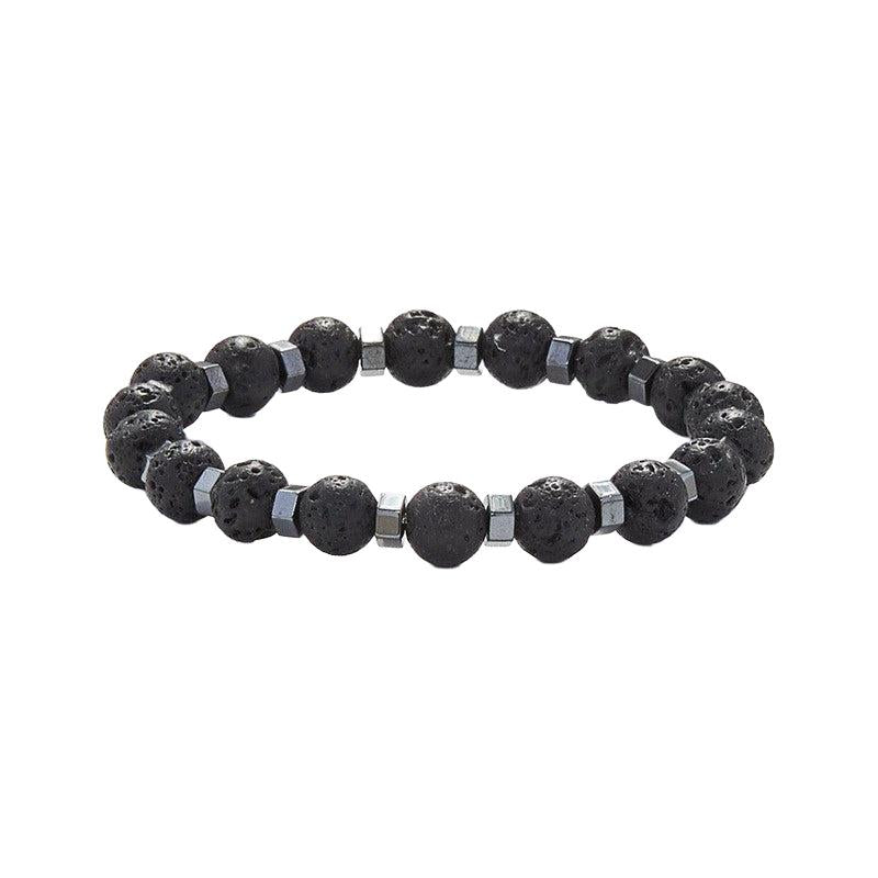 Chrysostomos Kids Bracelet Handmade Natural Mineral Lava Stones