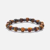 Chrysostomos Kids Bracelet with Natural Mineral Stones of Matte “eye of tigerâ€