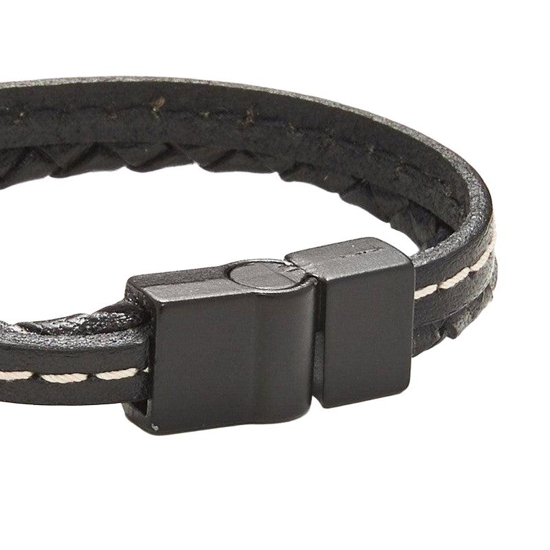 Chrysostomos Kids Handmade Bracelet with Black Braid Strap
