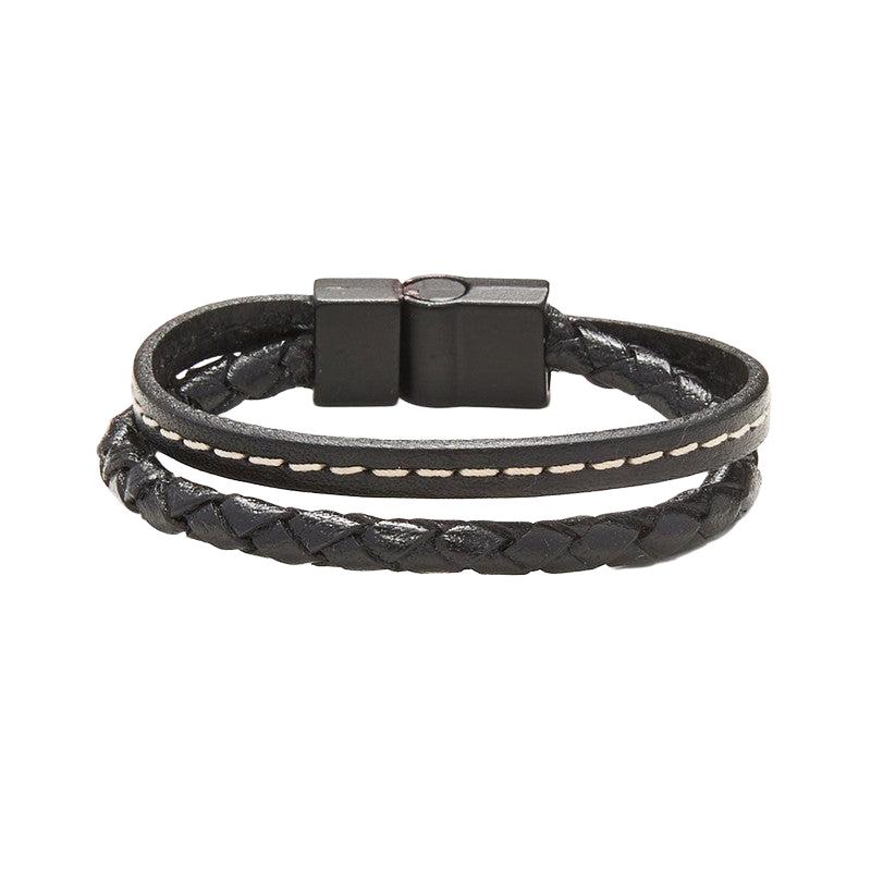 Chrysostomos Kids Handmade Bracelet with Black Braid Strap