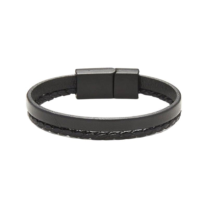 Chrysostomos Kids Handmade Lear Bracelet with Two Straps