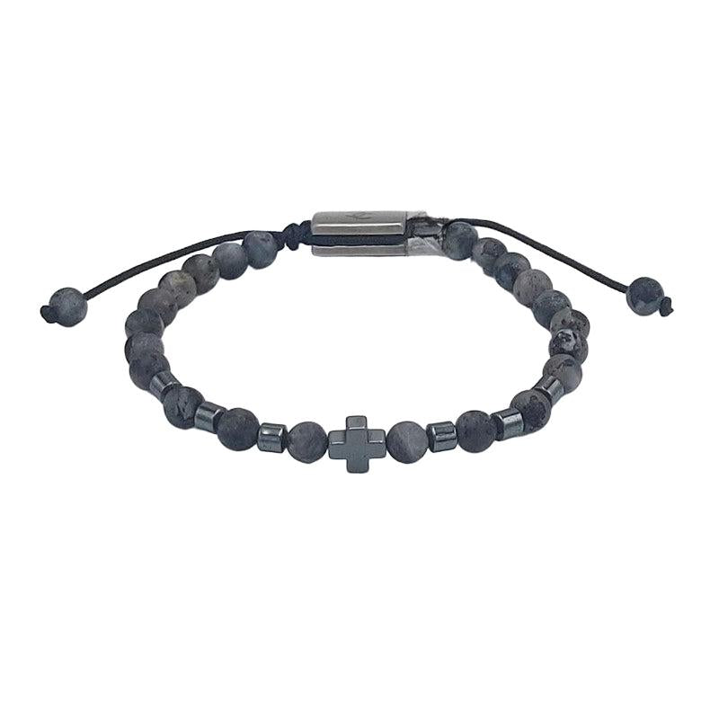 Chrysostomos Kids Handmade Natural Mineral Stones of Grey Agate