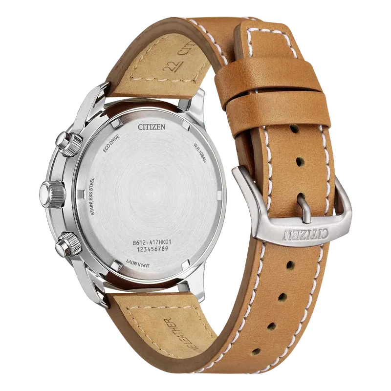 Citizen Classic Sport Chronograph Eco-Drive Leather Strap