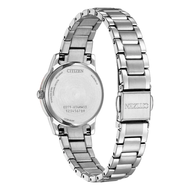 Citizen Eco-Drive Dress Watch Stainless Steel White Dial