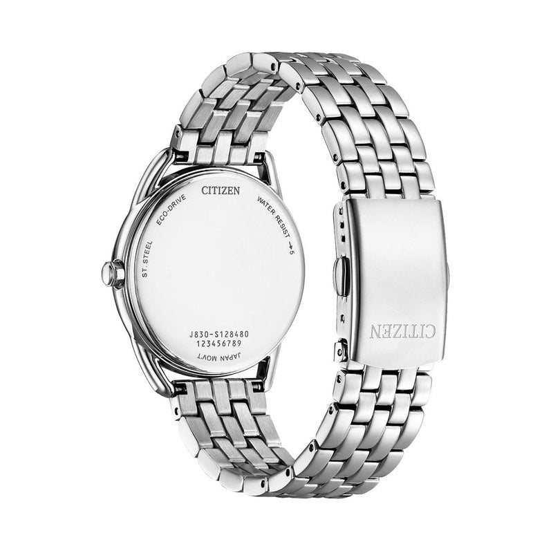 Citizen Eco-Drive Ladies Steel Blue Dial Dress Watch