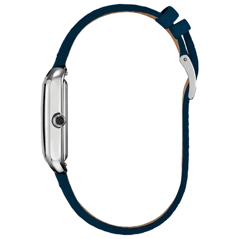 Citizen Eco-Drive Women's Classic Blue Dial Leather Strap Watch