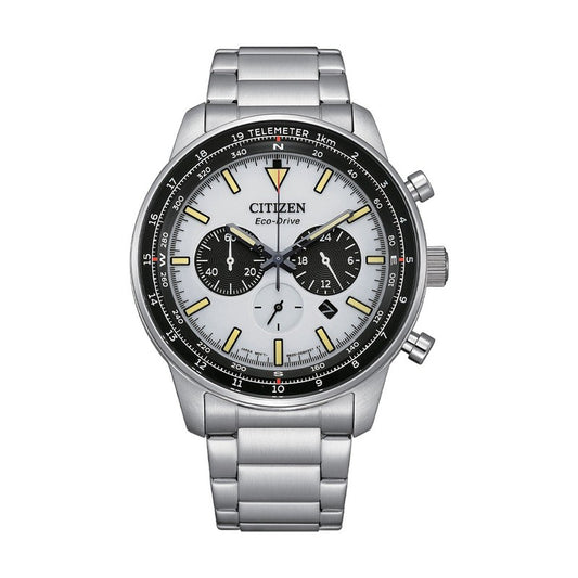 Citizen Gents Eco-Drive Chronograph White Dial Watch