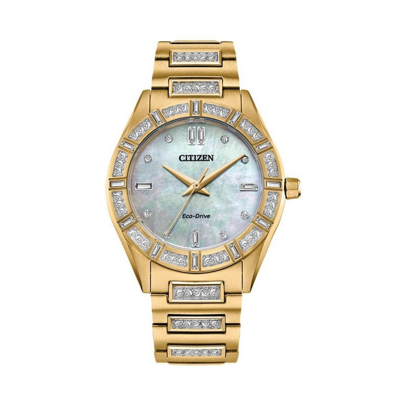 Citizen Ladies Eco-Drive MOP Dress Collection EM1022-51D