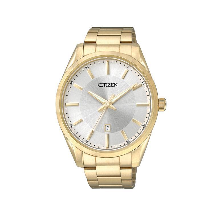 Citizen Men's Gold Silver Dial Dress Watch