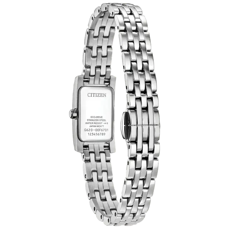 Citizen Petite Palidoro Women's Pink Dial Eco-Drive Stainless Steel Watch