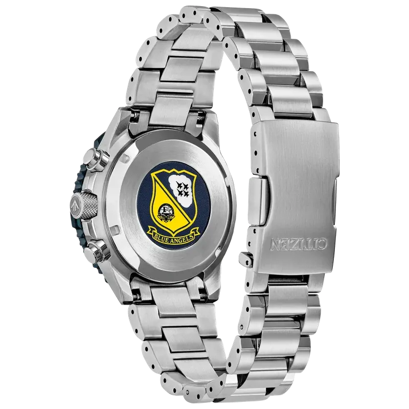 Citizen Promaster Sky Blue Angels Eco-Drive Chronograph Stainless Steel Watch