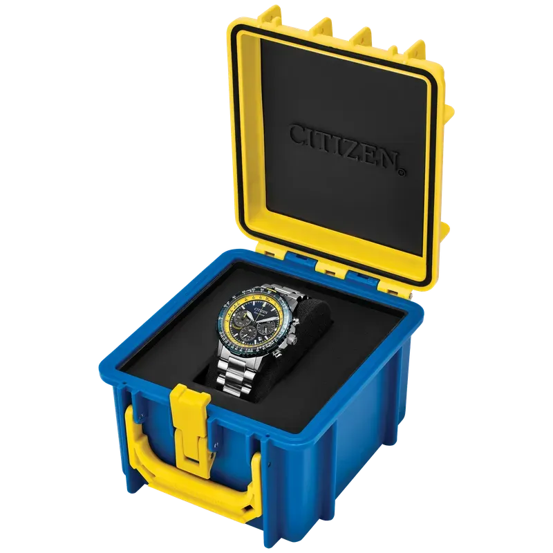 Citizen Promaster Sky Blue Angels Eco-Drive Chronograph Stainless Steel Watch