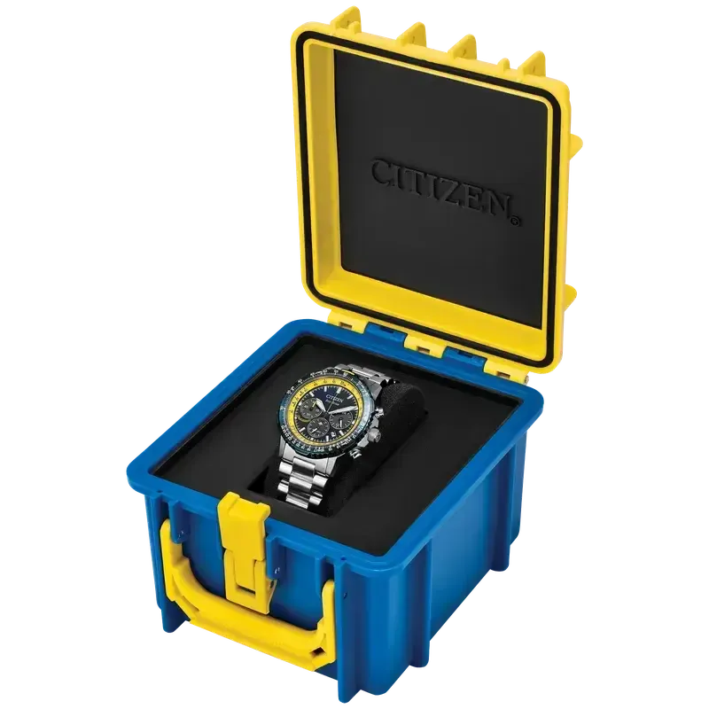 Citizen Promaster Sky Blue Angels Eco-Drive Chronograph Stainless Steel Watch