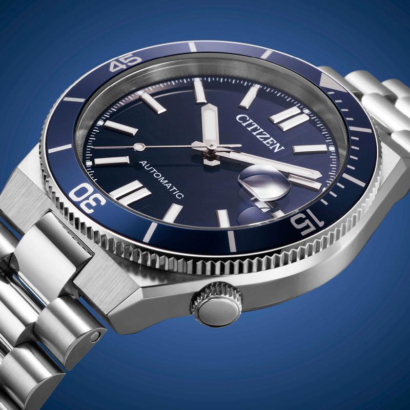Citizen TSUYOSA Shore Automatic Blue Dial Stainless Steel Watch