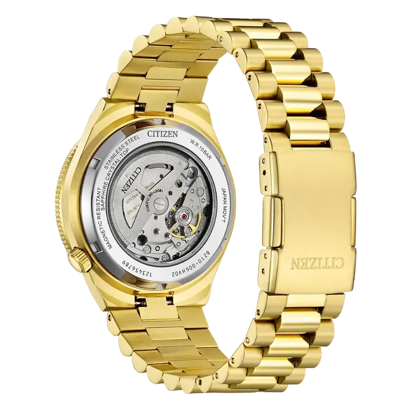 Citizen TSUYOSA Shore Automatic Gold-Tone Stainless Steel Green Dial