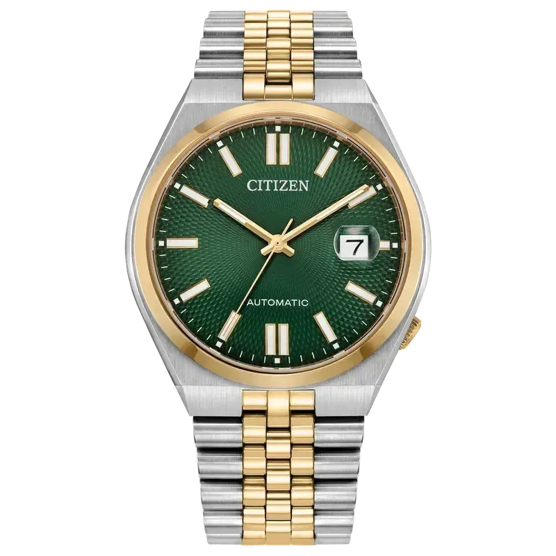 Citizen Tsuyosa 60 Green Dial Automatic Stainless-Steel Men's Watch