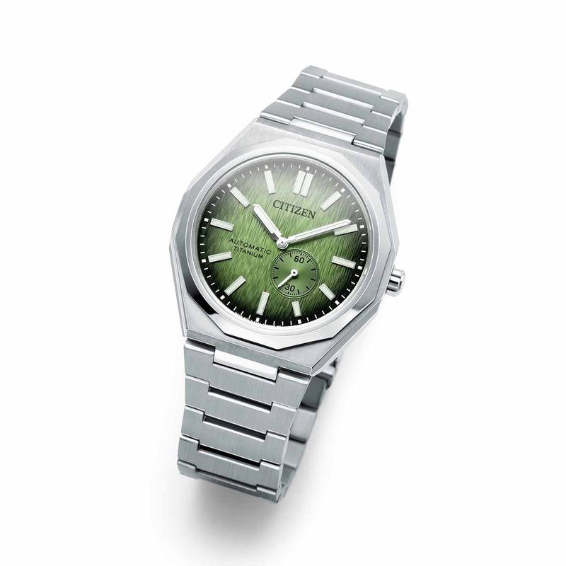 Citizen Zenshin 60 Super Titanium Automatic Men's Watch Green Dial