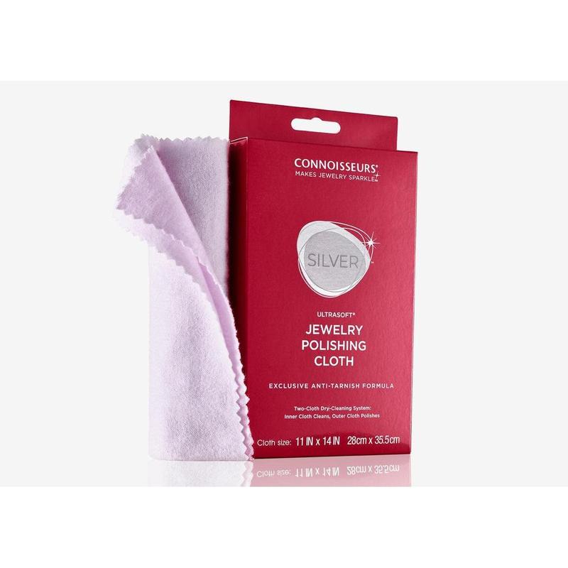 Connoisseurs Ultrasoft® Silver Jewellery Polishing Cloth