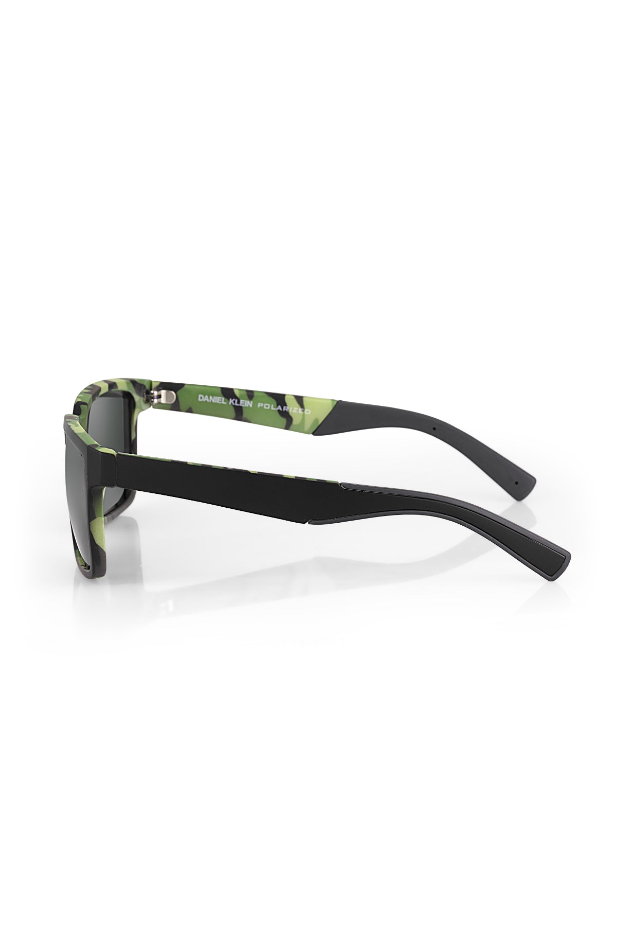 Daniel Klein Black Square Sunglasses - Smoke Grey Lenses