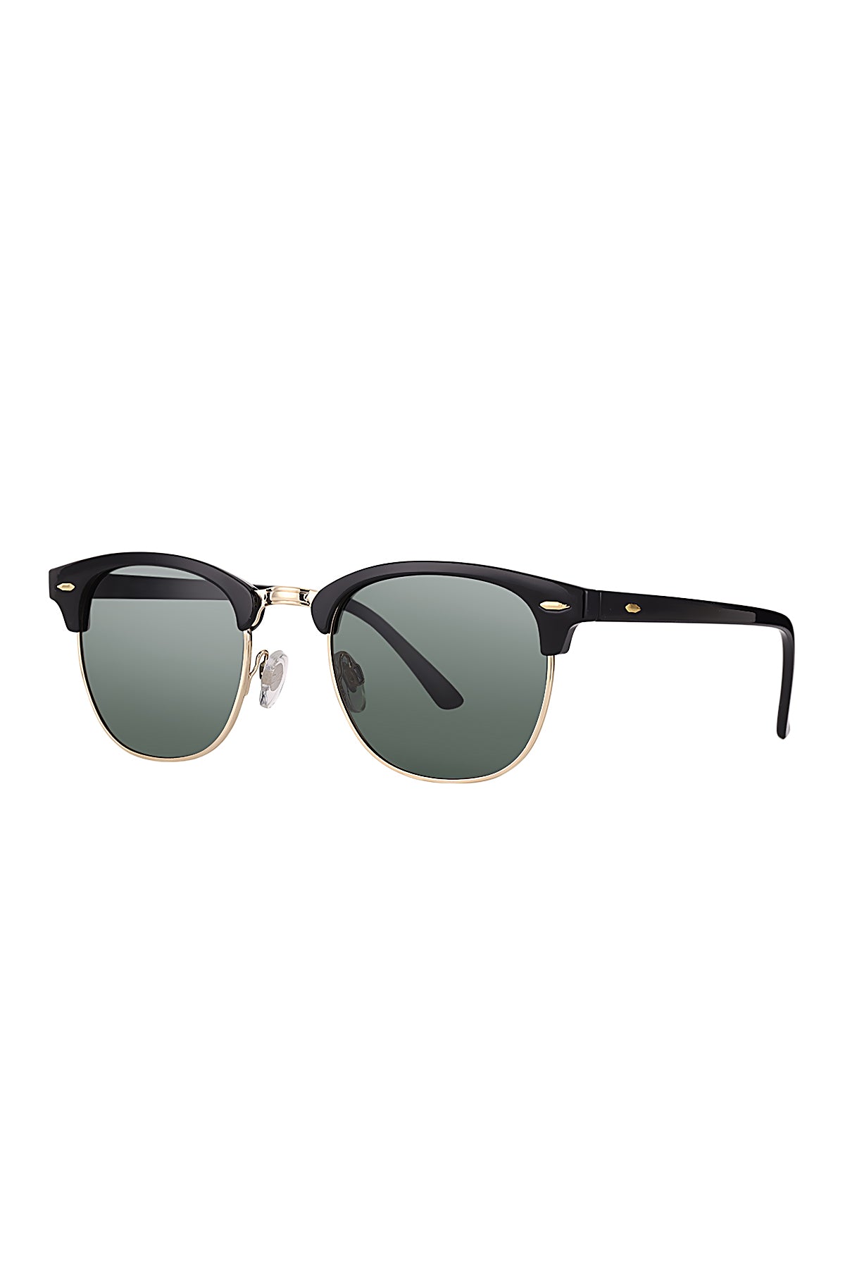 Daniel Klein Black & Gold Clubmaster Sunglasses