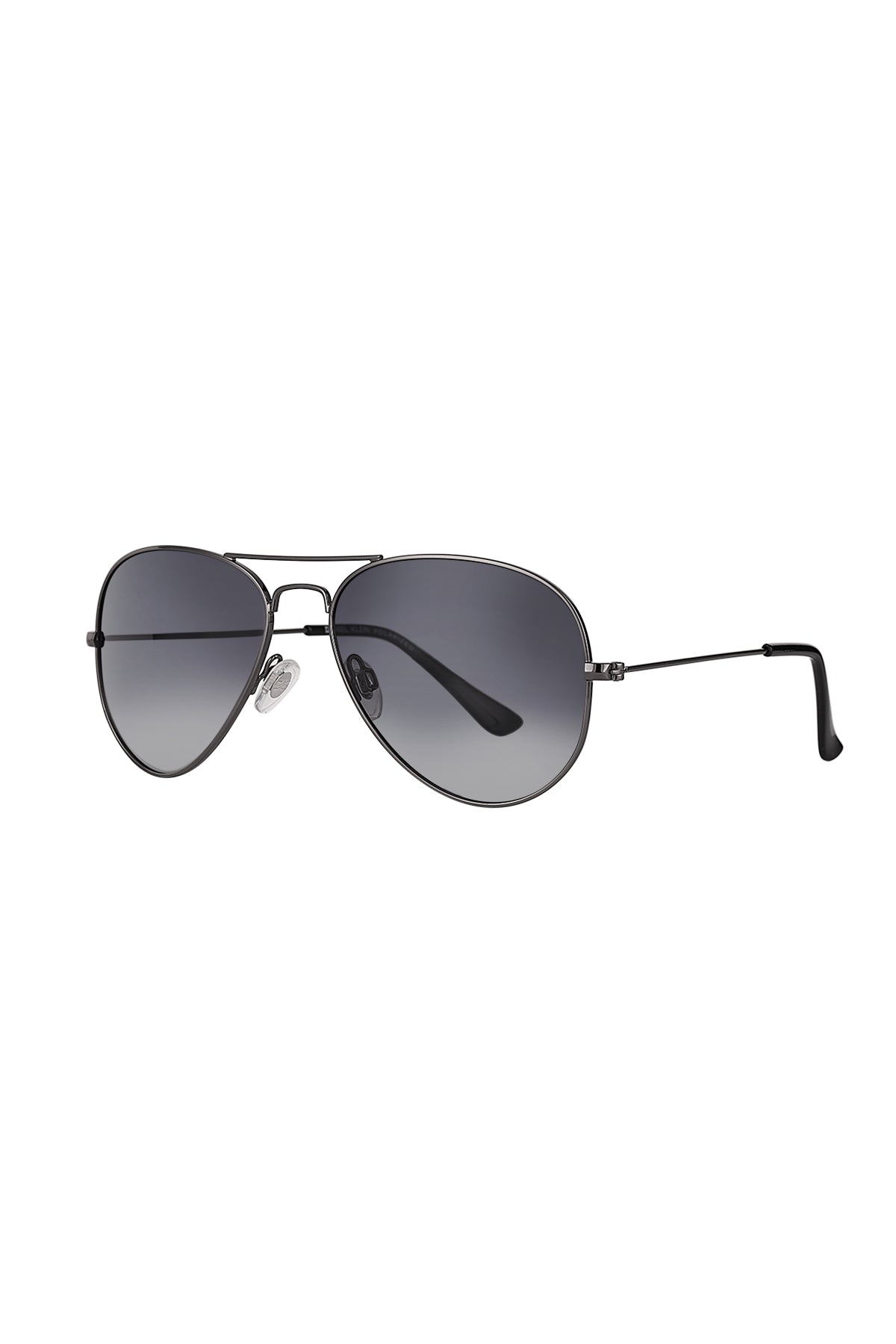 Daniel Klein Gunmetal Aviator Sunglasses