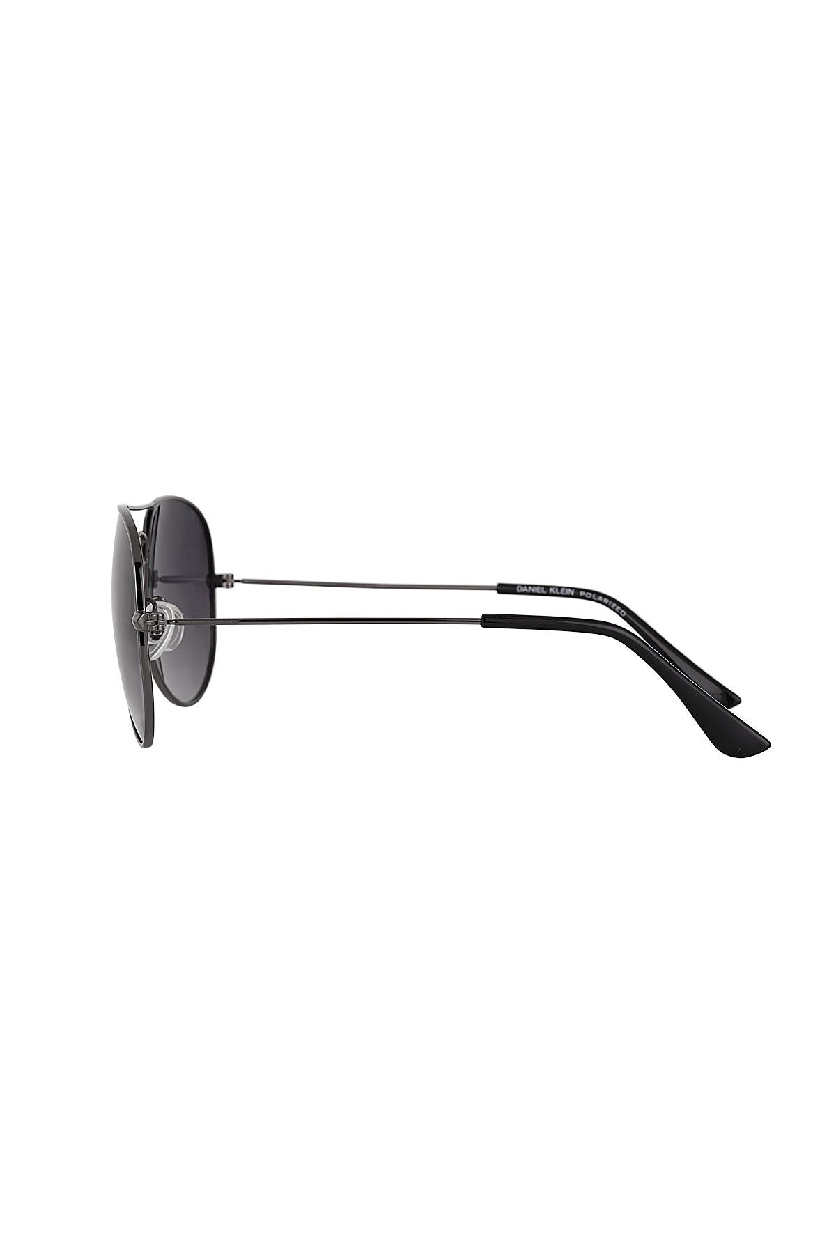 Daniel Klein Gunmetal Aviator Sunglasses
