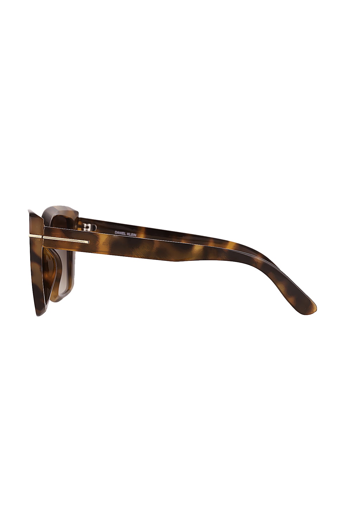 Daniel Klein Tortoiseshell Oversized Cat-Eye Sunglasses