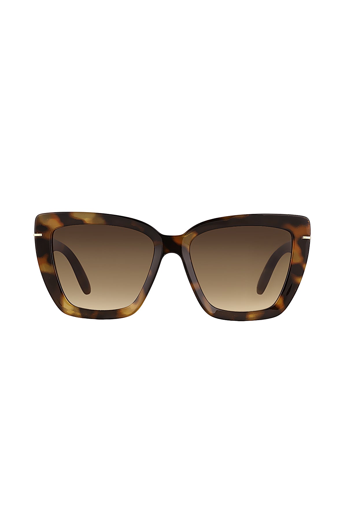 Daniel Klein Women’s Tortoiseshell Oversized Square Sunglasses with Brown Lense