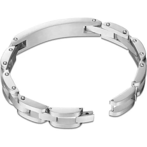 Ducati Force Men's Stainless Steel Bracelet Silver