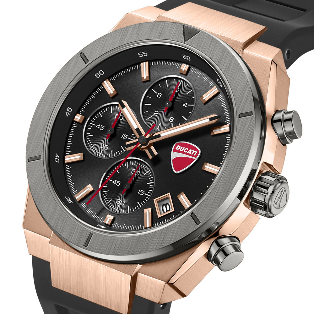 Ducati Frontier Chrono Men's Quartz Black Dial Watch DTWGO0005002
