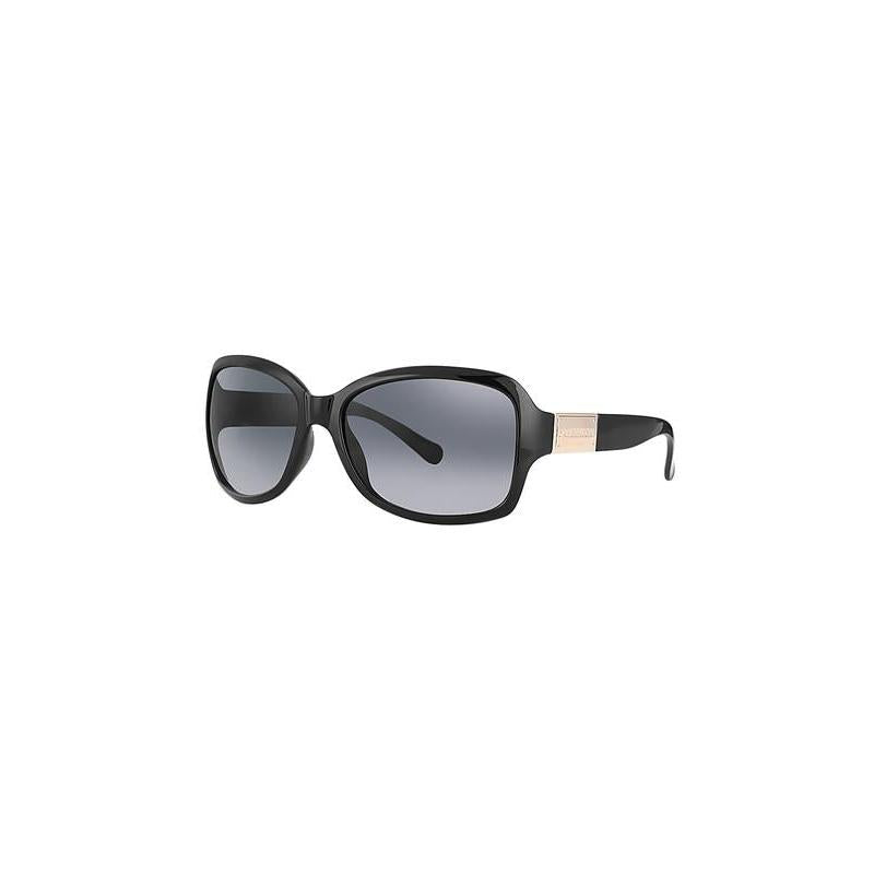 Daniel Klein Black Oversized Square Sunglasses