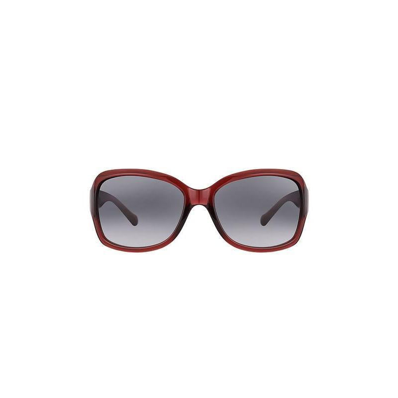 Daniel Klein Burgundy Oversized Square Sunglasses