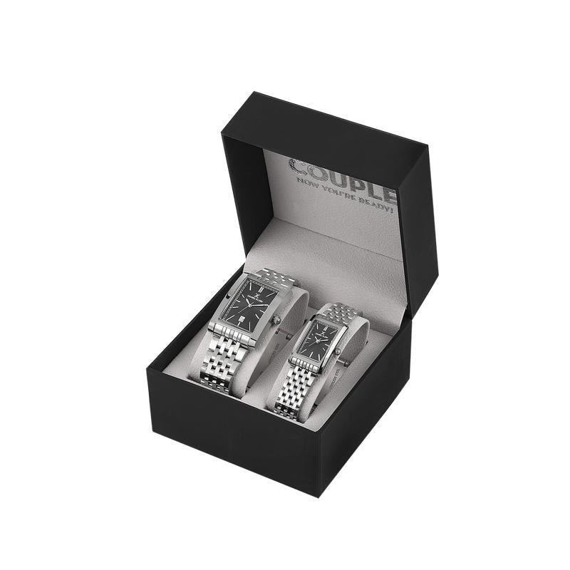 Daniel Klein Exclusive Black Dial Multifunction Watch Set