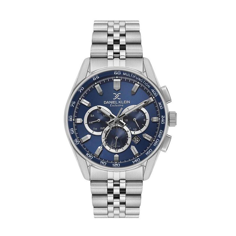 Daniel Klein Exclusive Men’s Multifunction Stainless Steel Watch