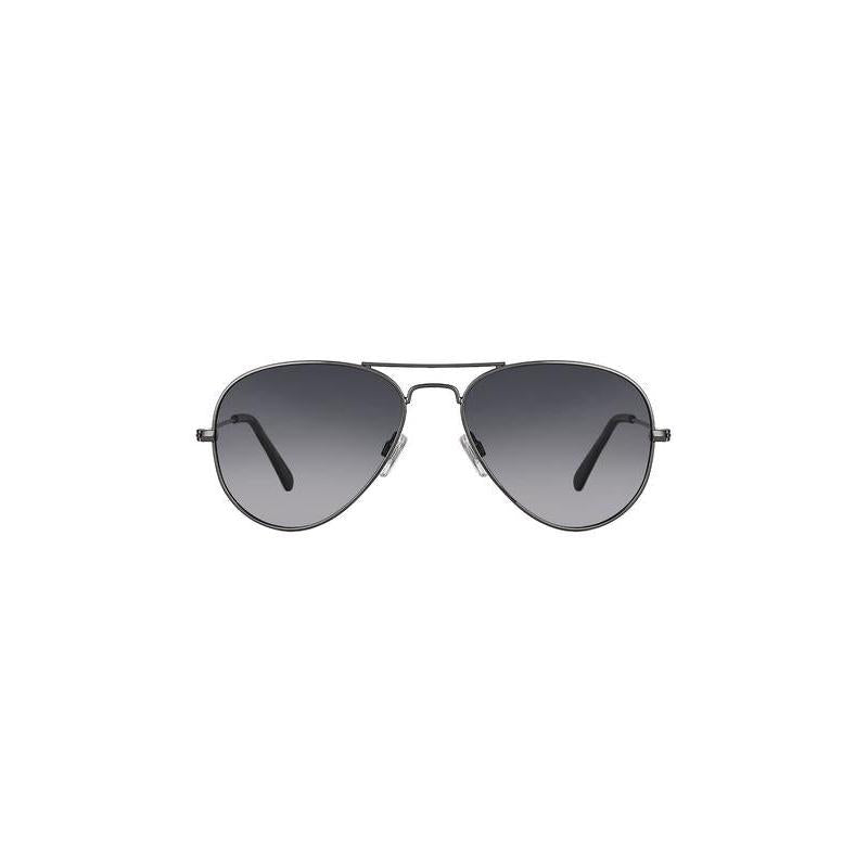 Daniel Klein Gunmetal Aviator Sunglasses